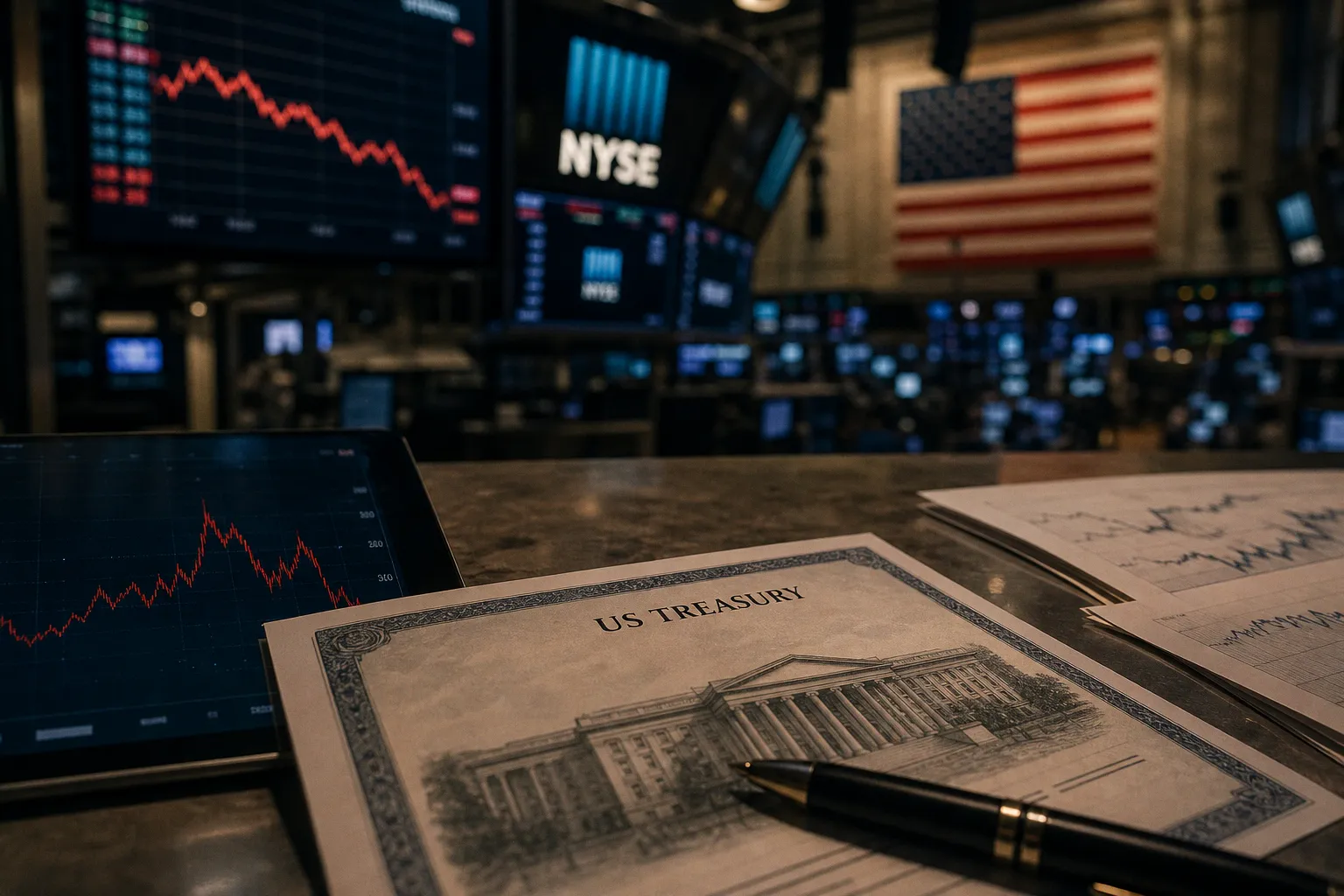 US stock markets fall amid Iran strikes and potential higher interest rates